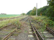 10.10.2014 Bahnhof Gterglck Verbindungskurve nach Berlin