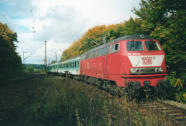 218.103-0 mit RB nach HBS am 08.10.2001 in Michaelstein