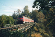 218.454-7 am 05.10.2004 auf dem Krocksteinviadukt