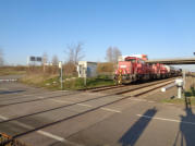 der Nahgterzug von Baalberge nach Magdeburg