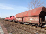 der Nahgterzug nach Magdeburg-Rothensee