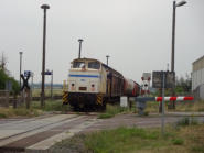 Die V60 der Werkbahn vom Steinsalzwerk Bernburg