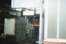 Lokschuppen Gsten Gleis 7 und 8 mit 120.029-4