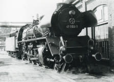 41.1159-7 am Senkengleis Blick in Richtung kleine Drehscheibe