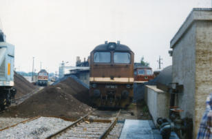 120.366-0 an der lwechselanlage des Bw Gsten