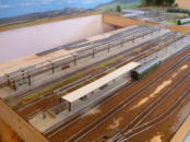 die Bahnsteige im Rohbau