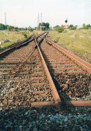 Blick in Richtung Personenbahnhof