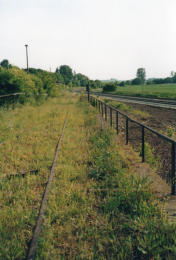 Ablaufberg der Westseite des Rangierbahnhofes Gsten