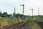 Ausfahrtsignale in Richtung Personenbahnhof