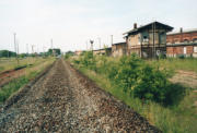 gleislose Trasse der Kanonenbahn Richtung Berlin