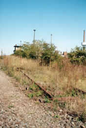 die ehemalige Westseite des Gterbahnhofes