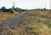 hier lag das Gleis der Kanonenbahn