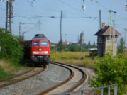 die Verbindungskurve Bernburg-Halle