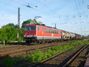 ein 155 der MEG auf dem Weg nach Halle