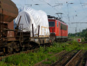 eine 155 auf dem Weg nach Magdeburg