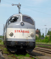 die Nohab-Strabag auf Lz-Fahrt nach Bernburg