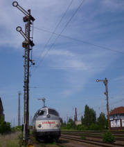 die Nohab-Strabag auf Lz-Fahrt nach Bernburg