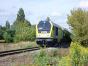 ein Voith Maxima 40CC im Bahnhof Haldensleben