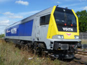 ein Voith Maxima 40CC im Bahnhof Haldensleben