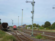 eine Voith Gravitha am 25.09.2010 im Bahnhof Haldensleben