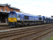 Class 66 der Heavy Haul Power am 17.10.2012 in Haldensleben